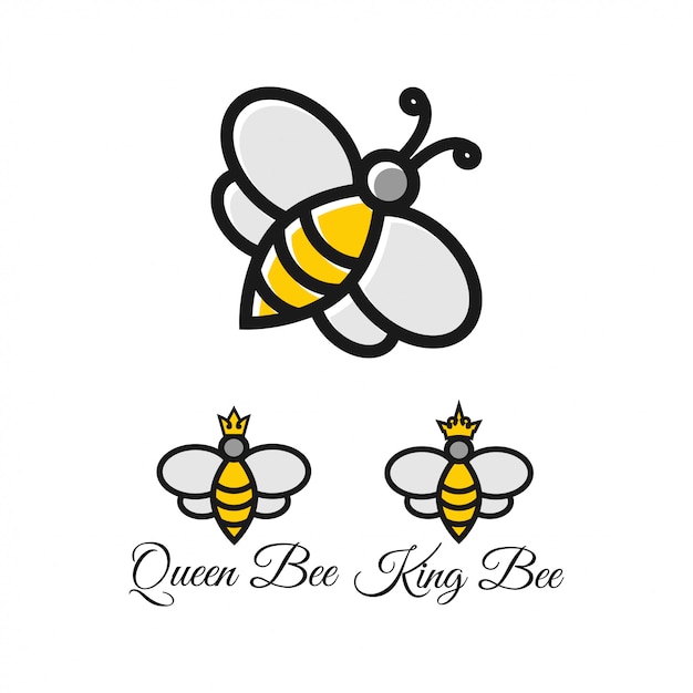 Bee graphic design template