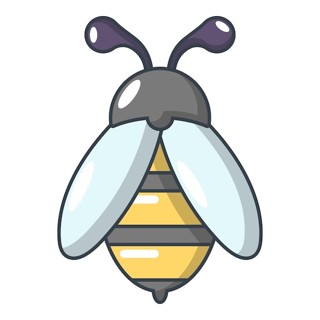 Bee icon Cartoon illustration of bee vector icon for web