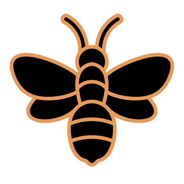 Vector bee icon