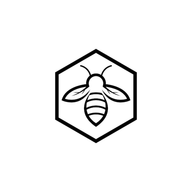 꿀벌 로고 이미지 일러스트 디자인