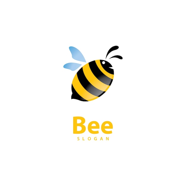 蜂のロゴ画像イラストデザイン