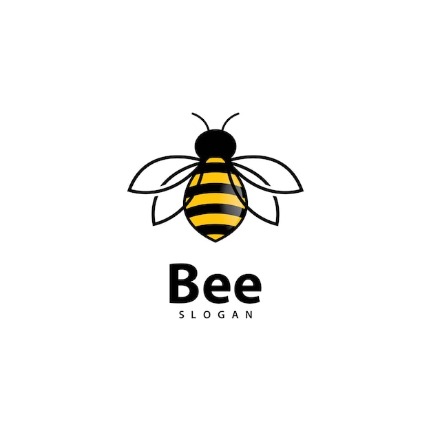 Bee logo images illustration design