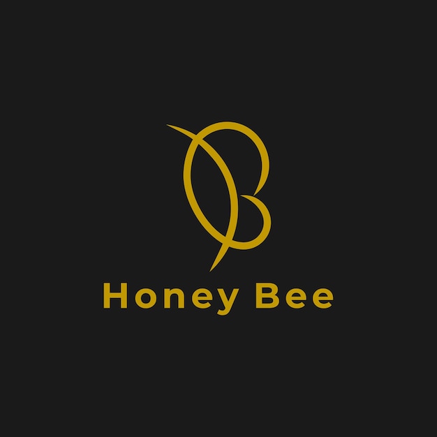 Bee Logo Line