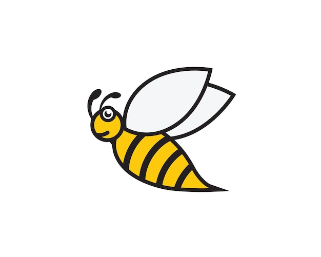 Bee Logo Template vector icon