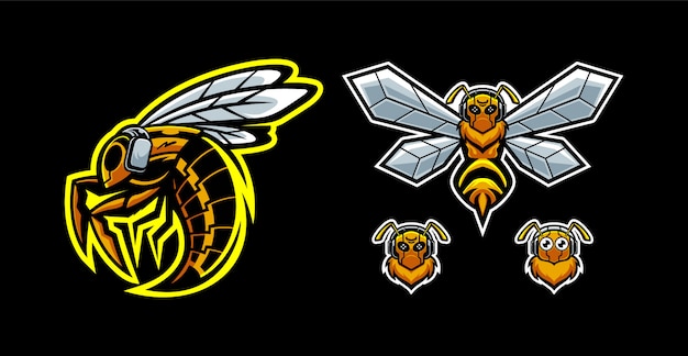 Bee mascots set