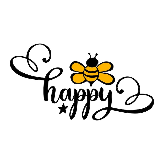 Bee SVG Design Bee Quotes Design