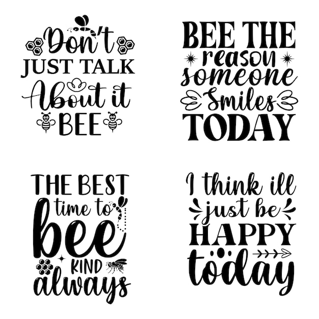 Bee SVG Design Bundle