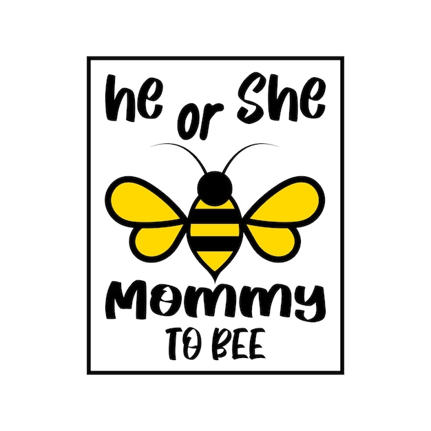 Vector bee t-shirt design