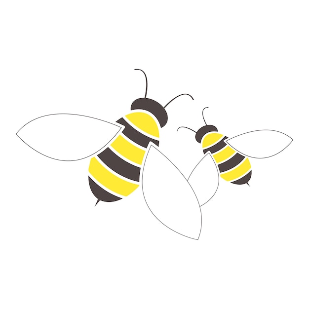 Bee vector element