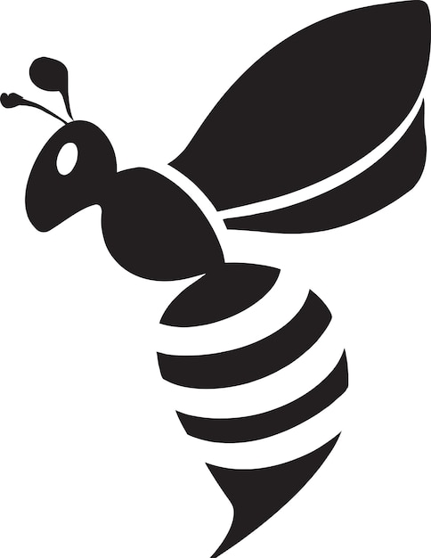 Vector bee wings logo template