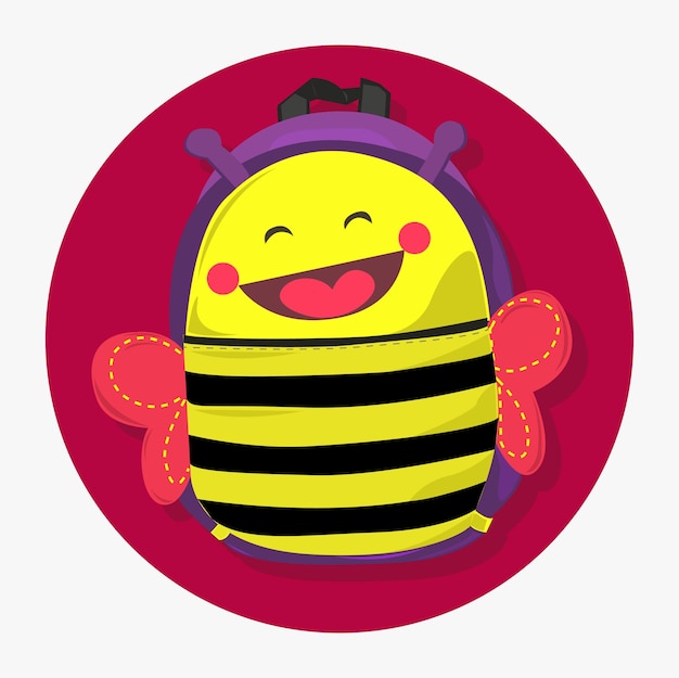 Bee zak vector ontwerp