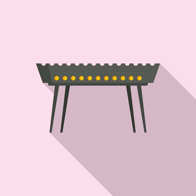 Vector beef brazier icon flat illustration of beef brazier vector icon for web design