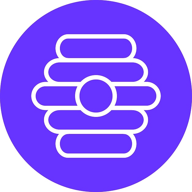 Vector beehive icon style