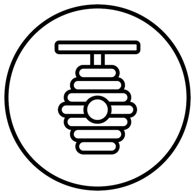 Beehive Vector Icon Design Illustratie