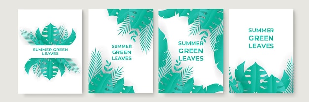 Beëindig de promotiebanner van de hete zomerverkoop met bladerendecoratie. einde van zomer verkoop banner ontwerp sjabloon collectie.