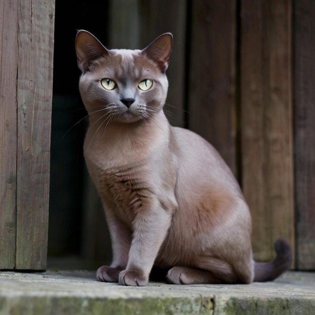 beeld van een kitten meisje