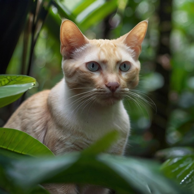 Vector beeld van een kitten meisje