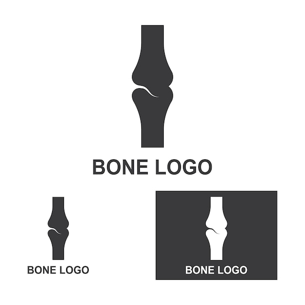 Beenbeenderen logo's en symbolen vector