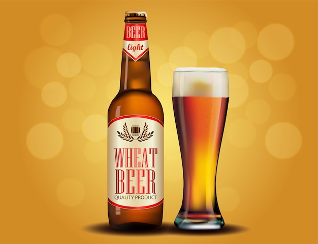 Beer advertisement design