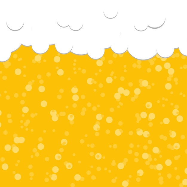 Vector beer background free vector flat beer background