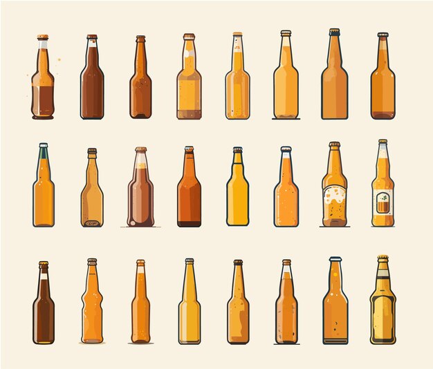 Beer bottle illustration