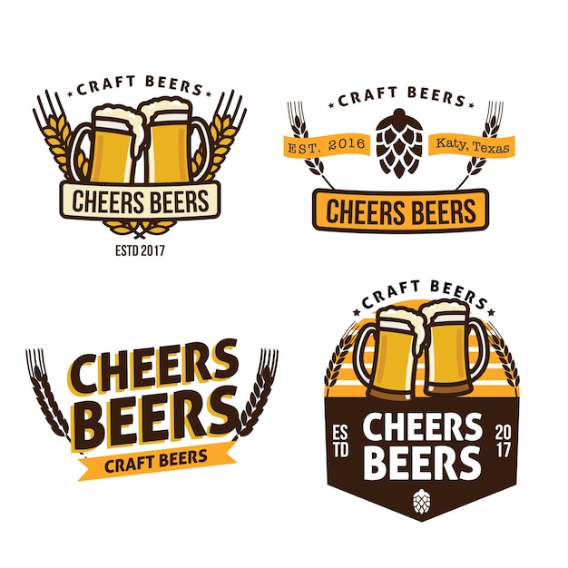 Beer Brewery Badge Logo