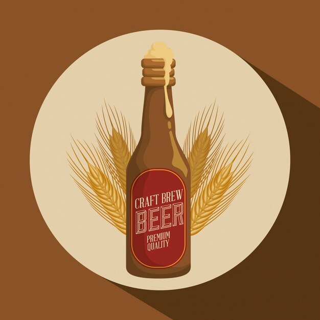 Vector beer concept design