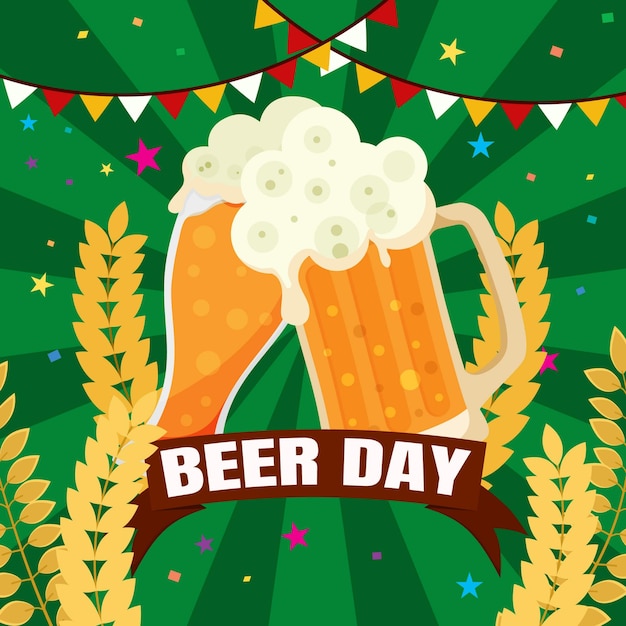 Beer Day Concept