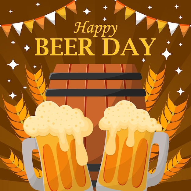 Illustrazione del giorno della birra