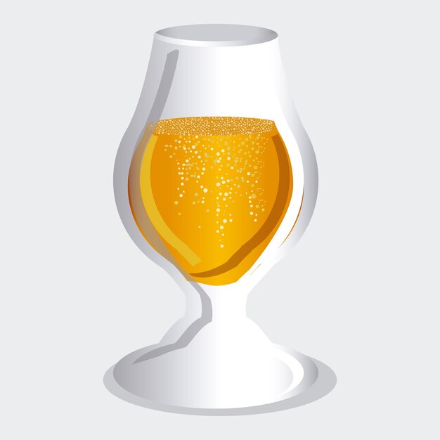 Vettore design della birra