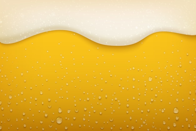 Beer foam illustration