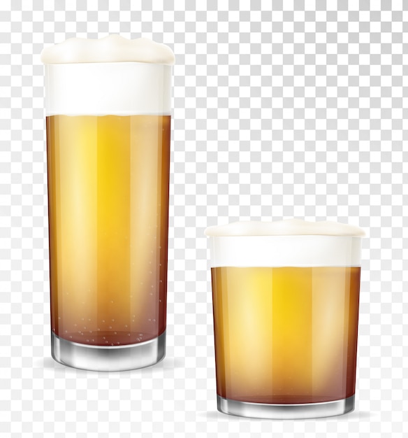 Beer glasses.