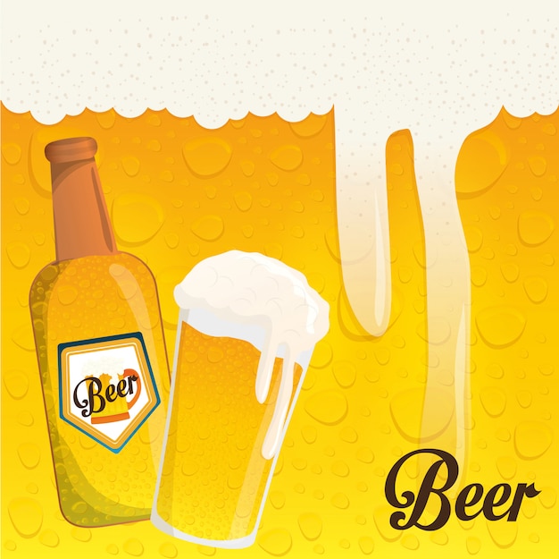 Beer icon design