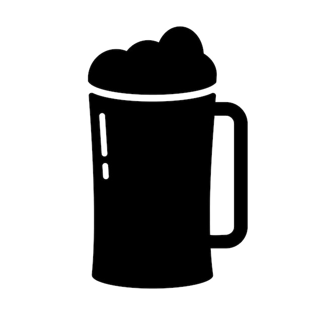 beer icon for graphic and web design