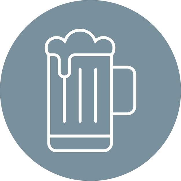 beer icon vector image can be used for vikings