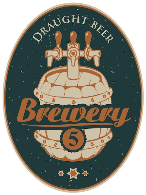 beer label for brewery