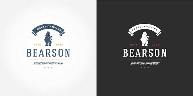 Beer logo embleem vector illustratie silhouet voor shirt of print stempel. vintage typografie badge of labelontwerp.