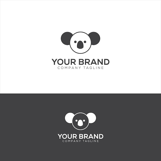 Beer logo ontwerp, Koala logo vector