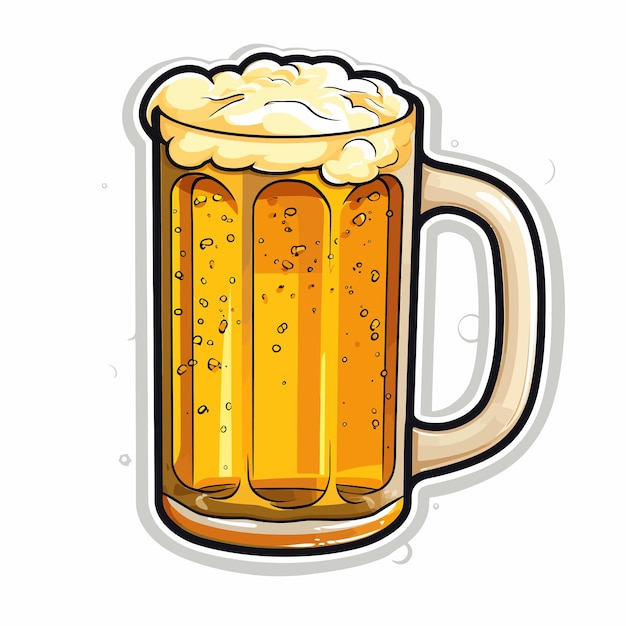 Vector beer mug vector