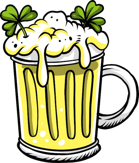 Vector beer mug