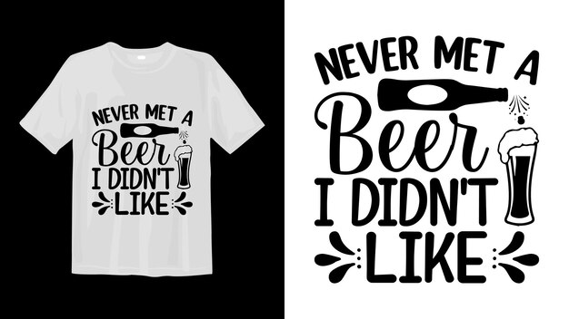 Vector beer svg t shirt