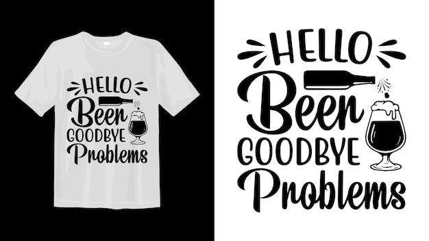 Vector beer svg t shirt