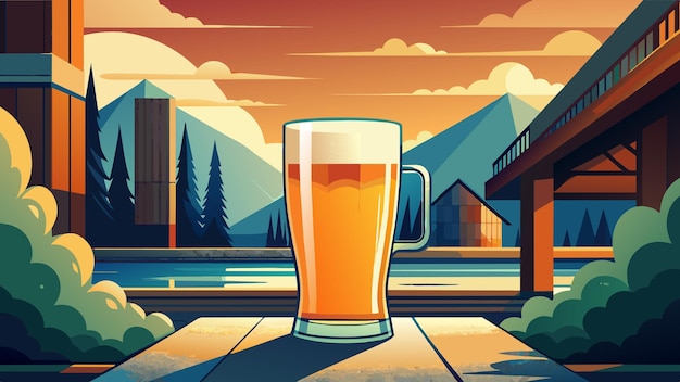 beer vector graphics illustration EPS source file format lossless scaling icon design