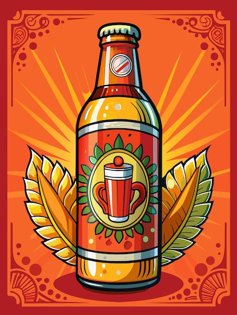 beer vector graphics illustration EPS source file format lossless scaling icon design