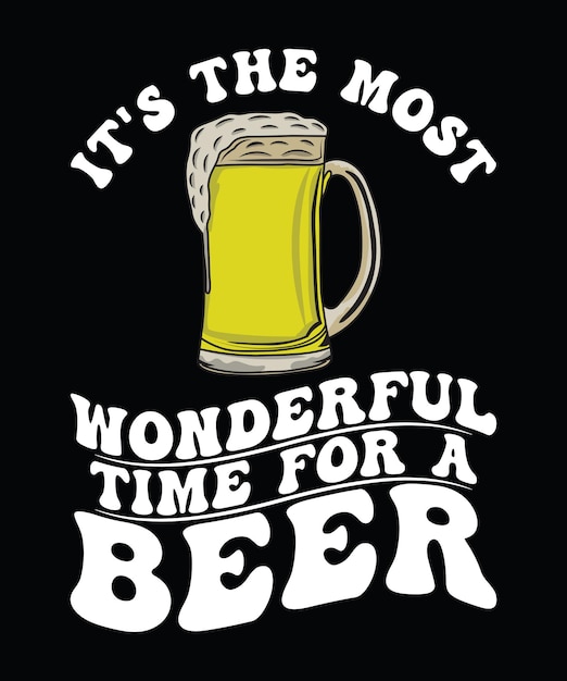 beer vector tshirt design