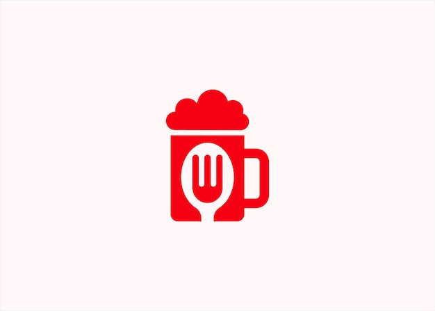 ビール食品ロゴデザインベクトルシルエットイラスト