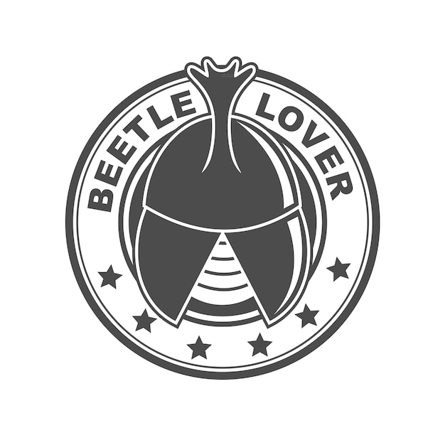 Beetle lover logo design