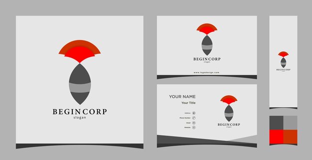 Begin Corporation Simple Logo Design