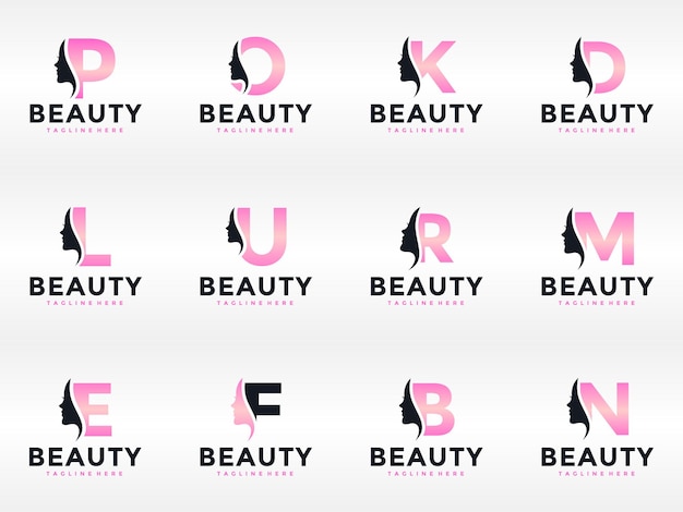 beginletter beauty face bundel logo