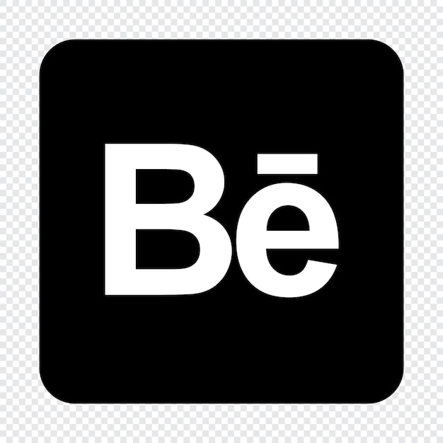 Vector behance icon illustration behance app logo social media icon
